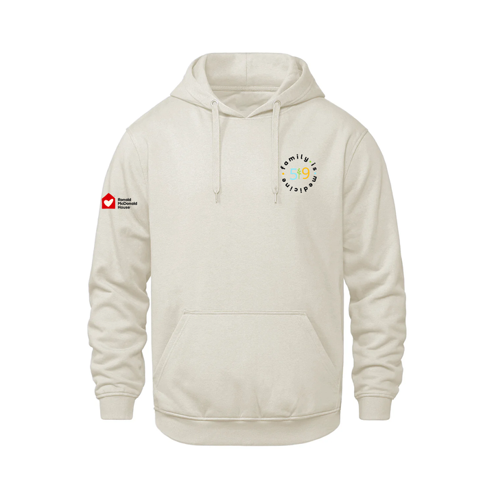 FAMILY IS MEDICINE EMBROIDERED HOODIE (UNISEX)