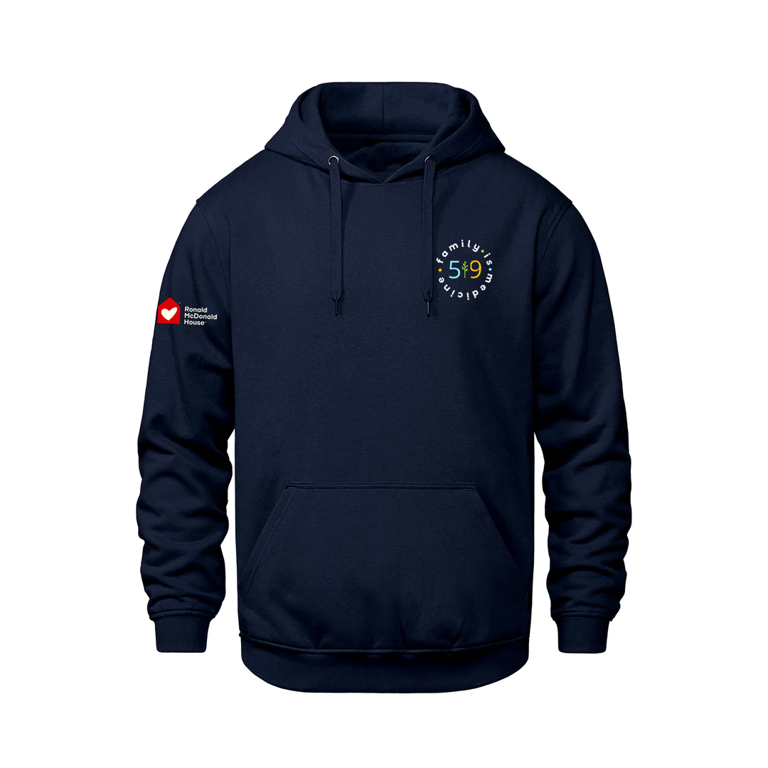 FAMILY IS MEDICINE EMBROIDERED HOODIE (UNISEX)