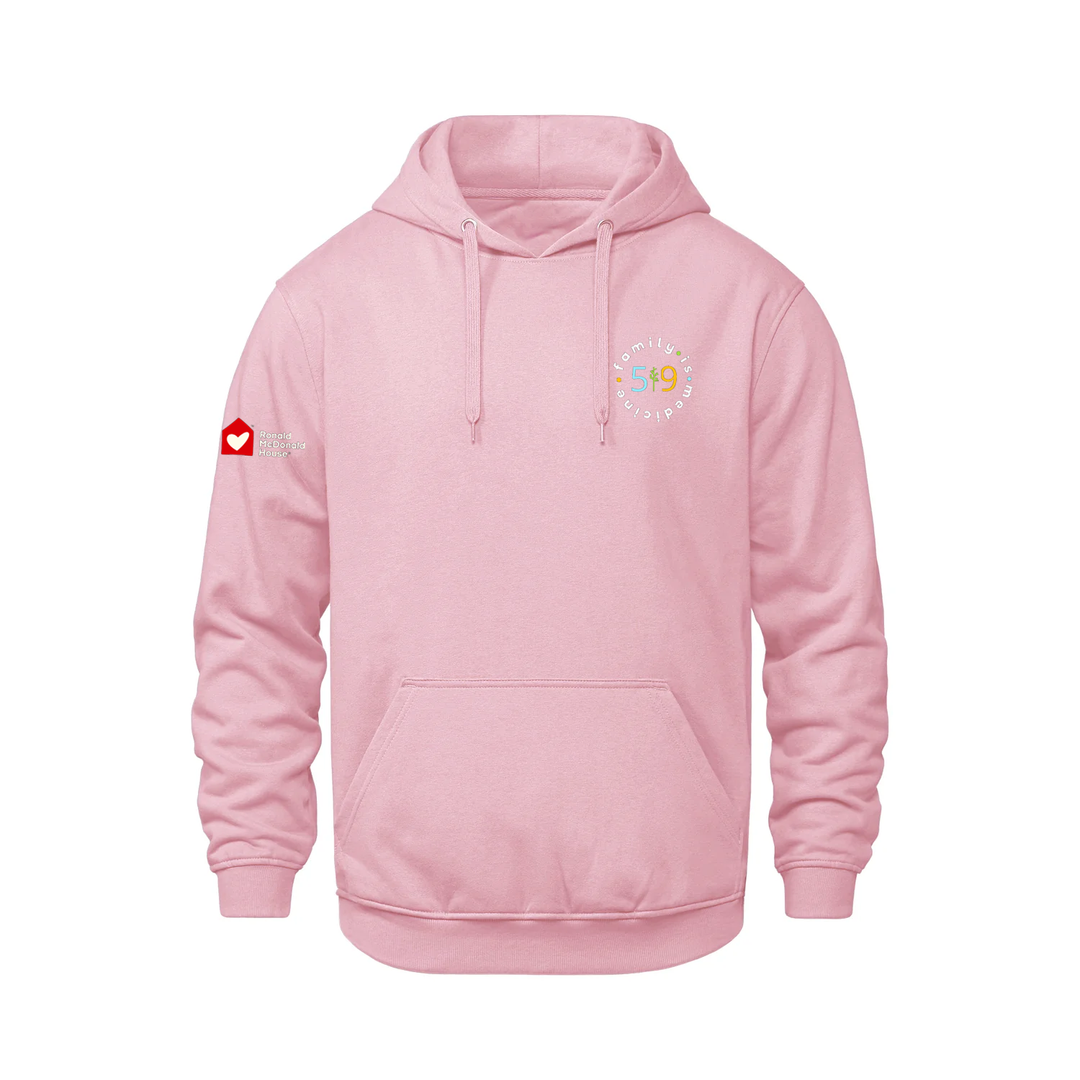 FAMILY IS MEDICINE EMBROIDERED HOODIE (UNISEX)