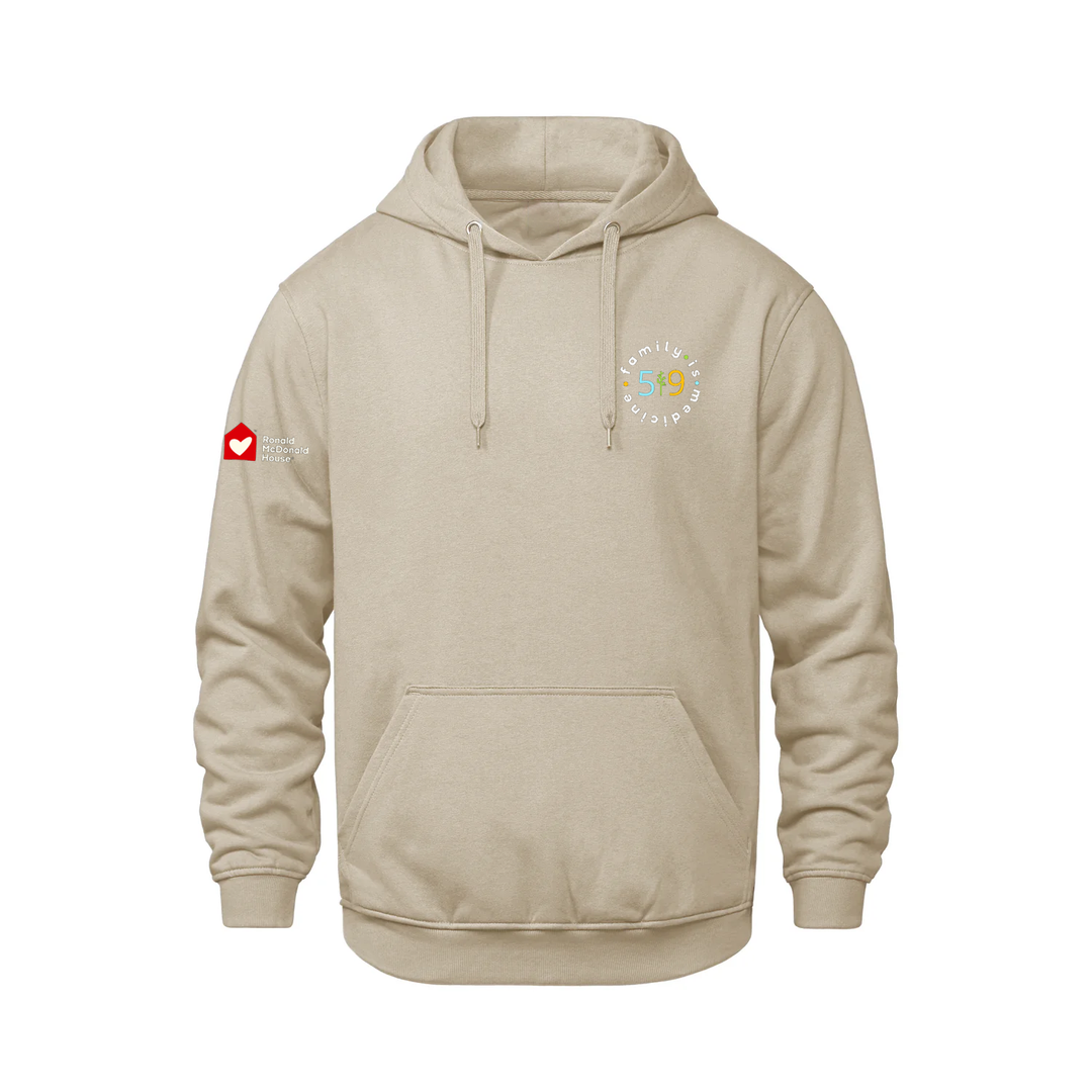 FAMILY IS MEDICINE EMBROIDERED HOODIE (UNISEX)