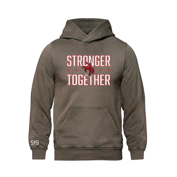 MEDWAY STRONGER TOGETHER RETRO HOODIE (UNISEX)