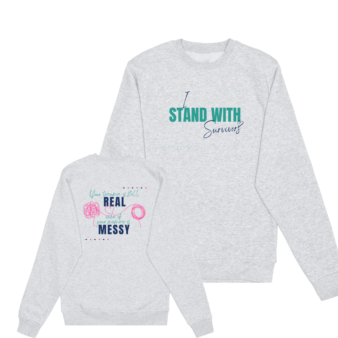 YOUR TRAUMA IS REAL CREW (UNISEX)