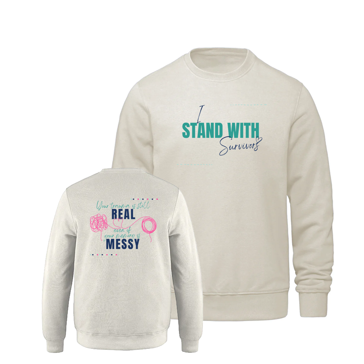 YOUR TRAUMA IS REAL CREW (UNISEX)
