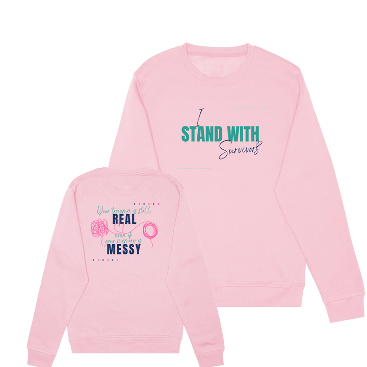 YOUR TRAUMA IS REAL CREW (UNISEX)