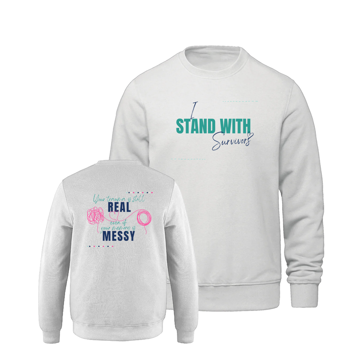YOUR TRAUMA IS REAL CREW (UNISEX)