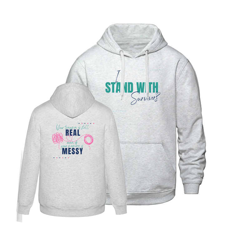 YOUR TRAUMA IS REAL HOODIE (UNISEX)
