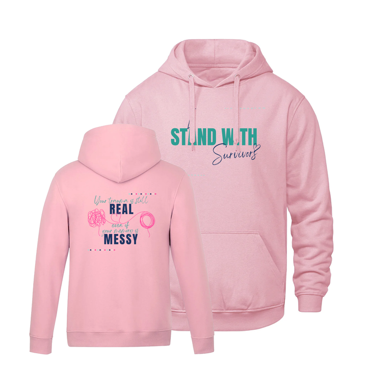 YOUR TRAUMA IS REAL HOODIE (UNISEX)