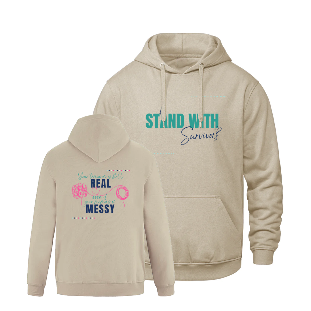 YOUR TRAUMA IS REAL HOODIE (UNISEX)