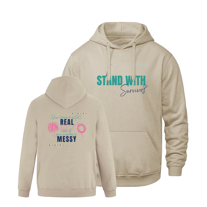 YOUR TRAUMA IS REAL HOODIE (UNISEX)