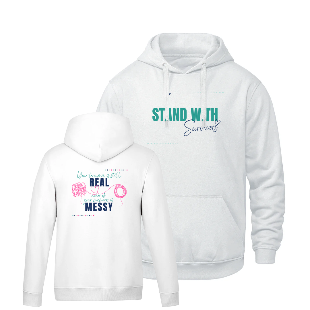 YOUR TRAUMA IS REAL HOODIE (UNISEX)