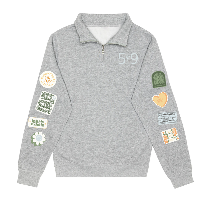 MINDFUL MOMENTS 1/4 ZIP (UNISEX)