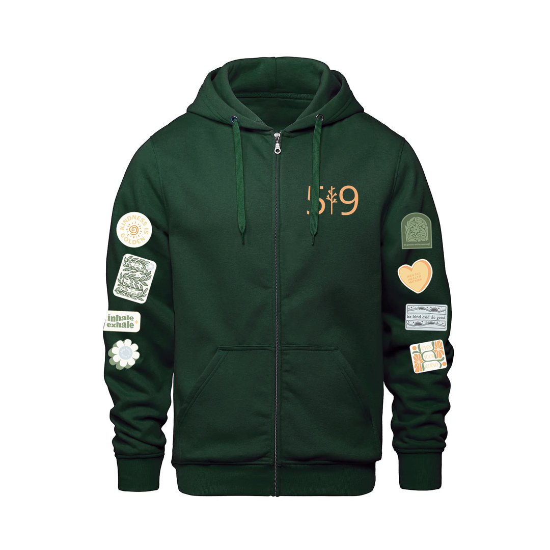 MINDFUL MOMENTS ZIP-UP (UNISEX)
