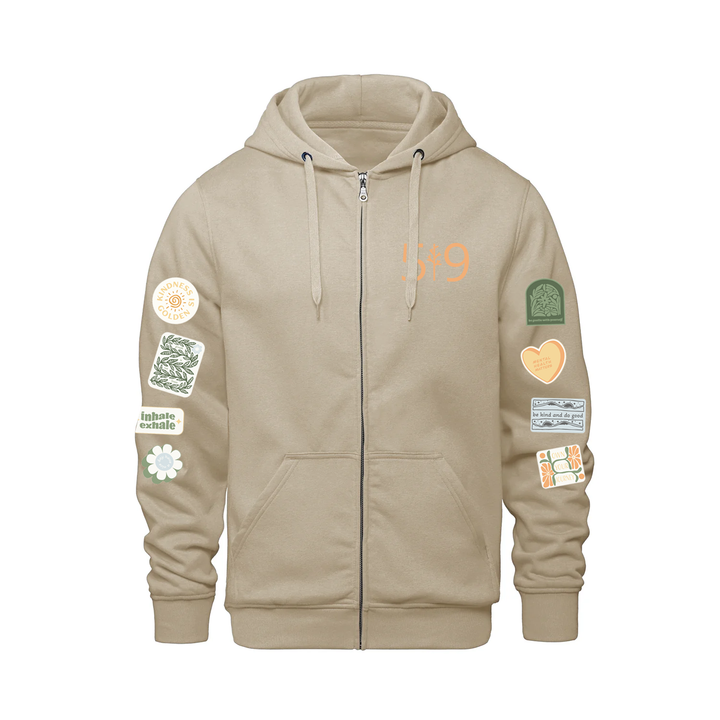 MINDFUL MOMENTS ZIP-UP (UNISEX)