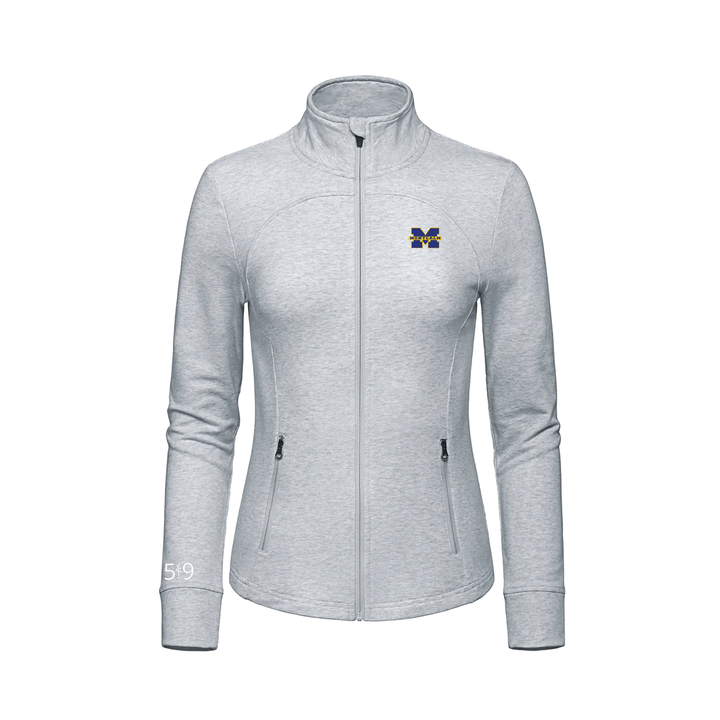 MONTCALM EMBROIDERED FRENCH TERRY ZIP-UP (WOMENS)