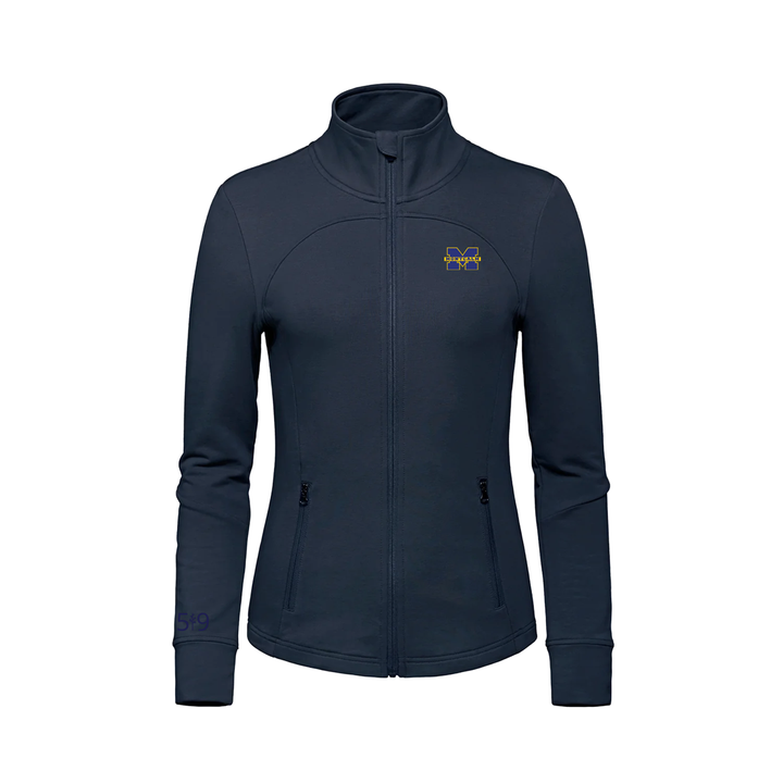MONTCALM EMBROIDERED FRENCH TERRY ZIP-UP (WOMENS)