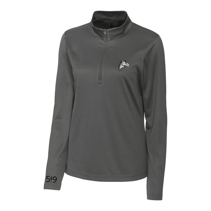MITCHELL HEPBURN EMBROIDERED ATHLETIC 1/4 ZIP (WOMENS)
