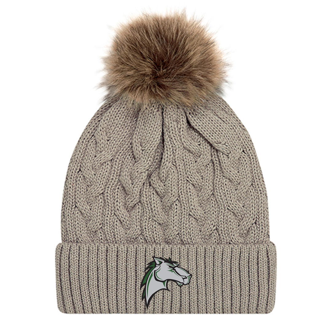 MITCHELL HEPBURN EMBROIDERED FAUX FUR TOQUE