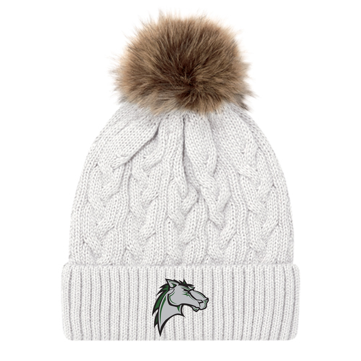 MITCHELL HEPBURN EMBROIDERED FAUX FUR TOQUE