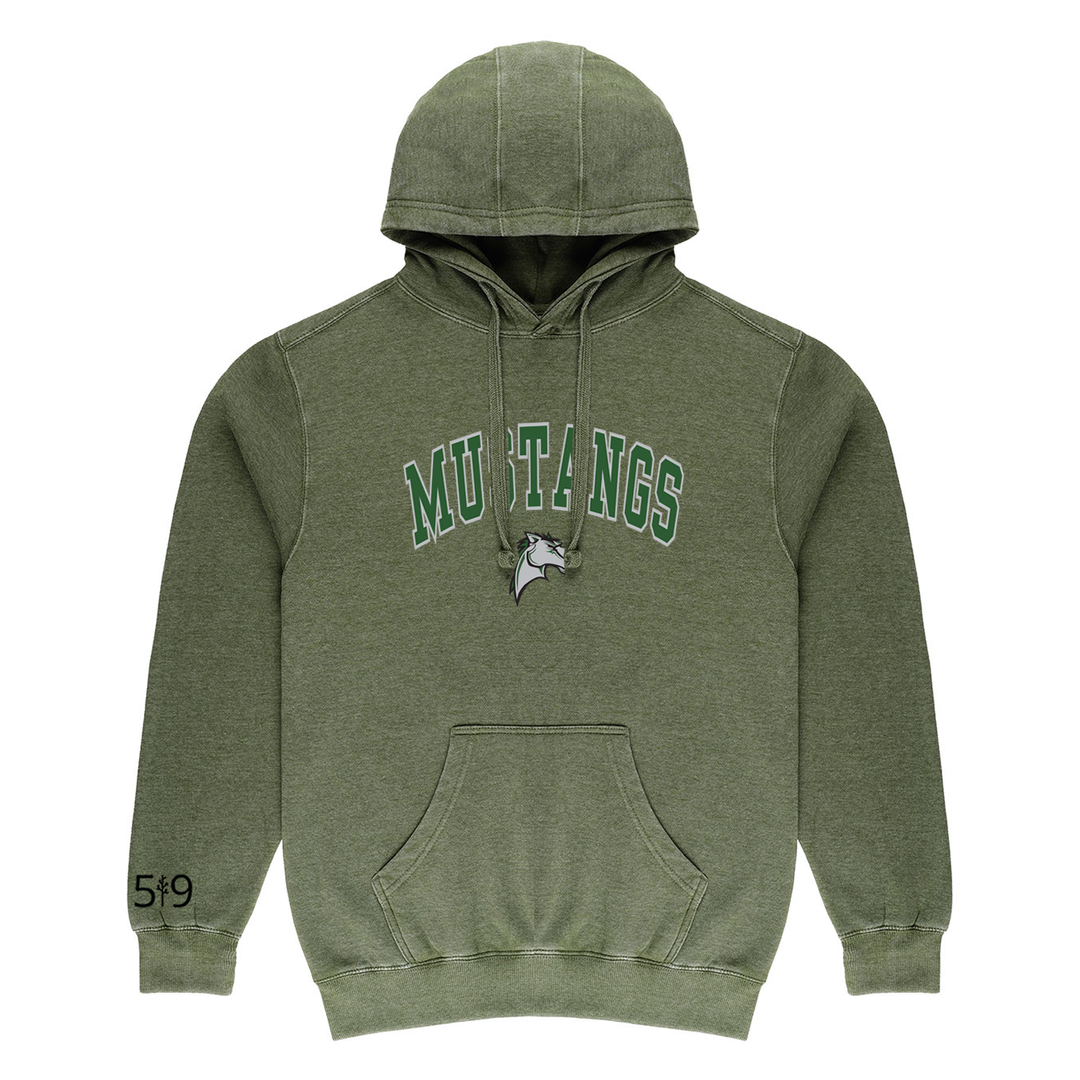 MUSTANGS VARSITY VINTAGE HOODIE (UNISEX)