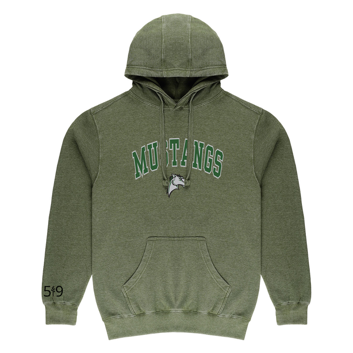 MUSTANGS VARSITY VINTAGE HOODIE (UNISEX)