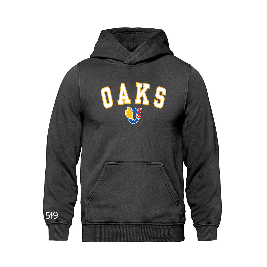 OAKS VARSITY RETRO HOODIE (UNISEX)