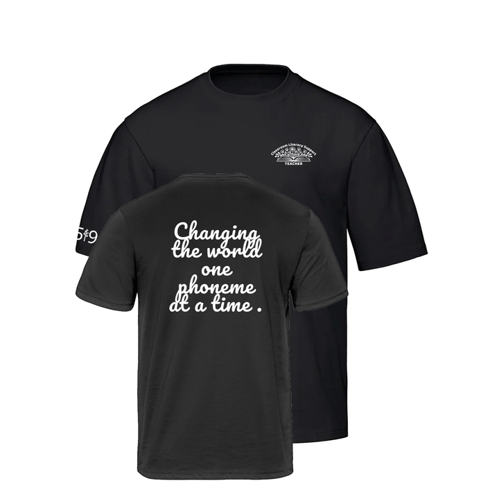 ONE PHONEME AT A TIME OVERSIZED TEE (UNISEX)