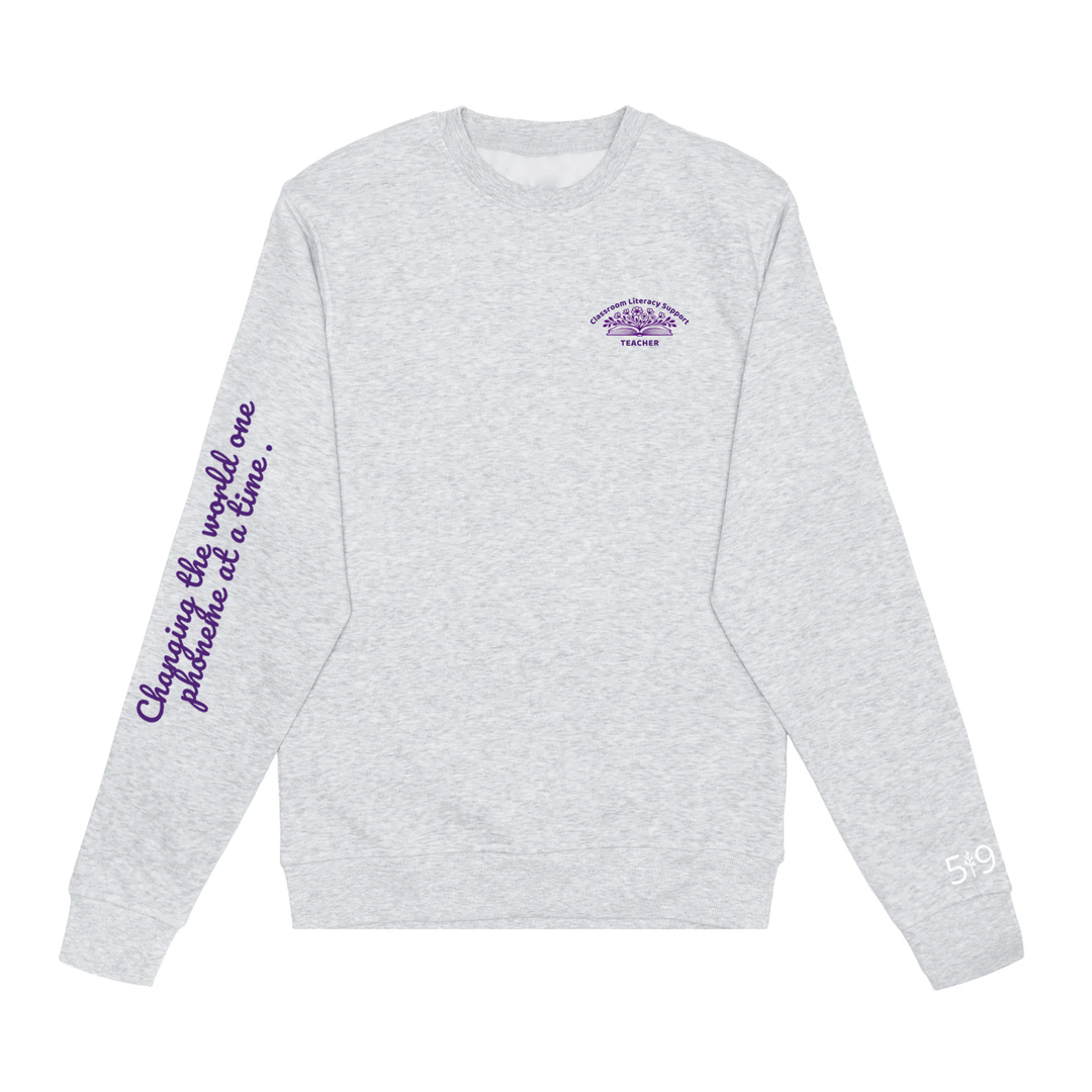 ONE PHONEME AT A TIME CREW (UNISEX)