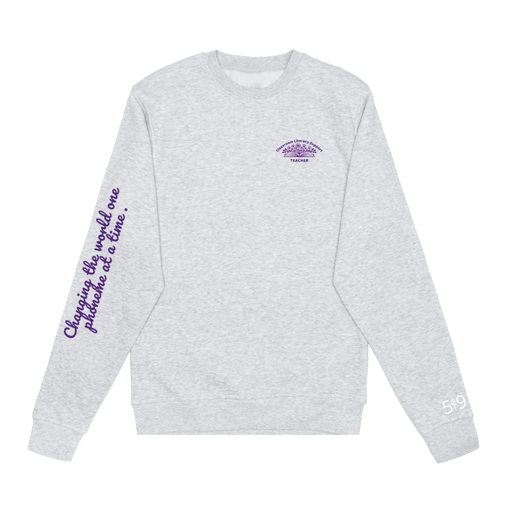 ONE PHONEME AT A TIME CREW (UNISEX)