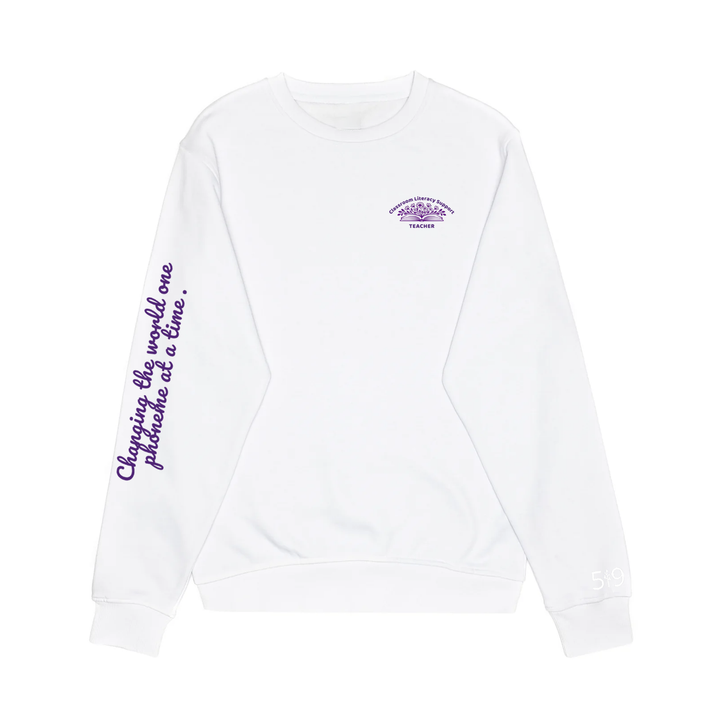 ONE PHONEME AT A TIME CREW (UNISEX)