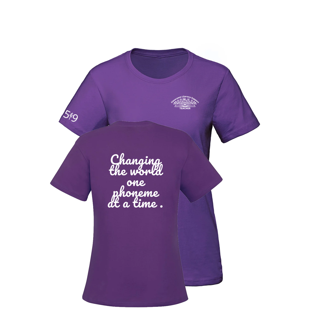 ONE PHONEME AT A TIME TEE (WOMENS)