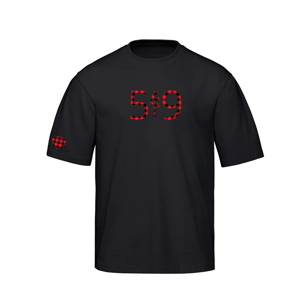 BUFFALO PLAID OVERSIZED TEE (UNISEX)