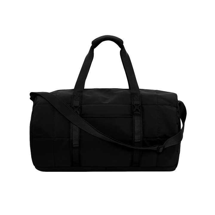 STUDIO QUILTED BARREL DUFFEL BAG