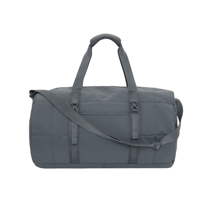 STUDIO QUILTED BARREL DUFFEL BAG