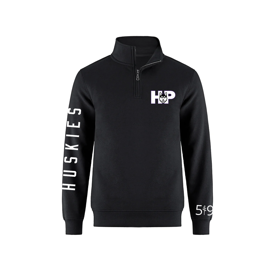 HURON PARK SLEEVE LOGO 1/4 ZIP (UNISEX)