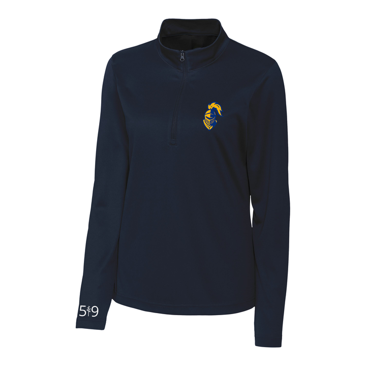 BEAL EMBROIDERED ATHLETIC 1/4 ZIP (WOMENS)