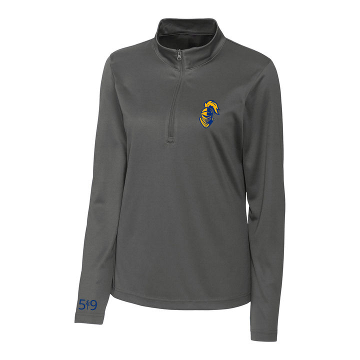 BEAL EMBROIDERED ATHLETIC 1/4 ZIP (WOMENS)