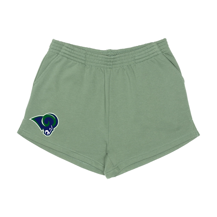 LAURIER EMBROIDERED SWEAT SHORTS (WOMENS)