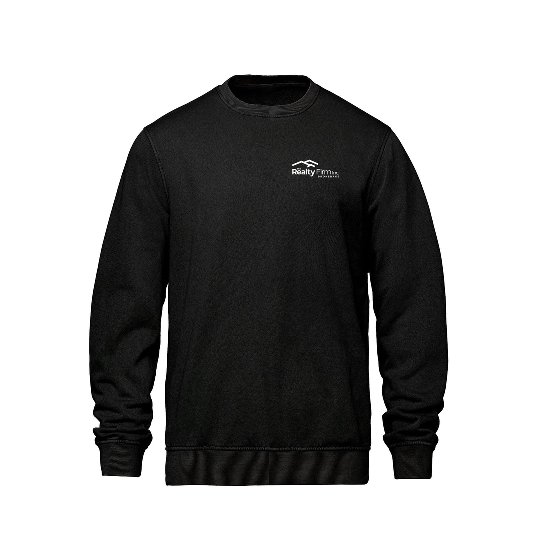 THE REALTY FIRM INC EMBROIDERED RETRO CREW (UNISEX)