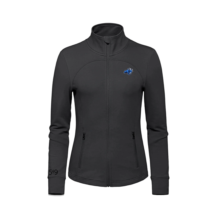 RIVERSIDE EMBROIDERED FRENCH TERRY ZIP-UP (WOMENS)