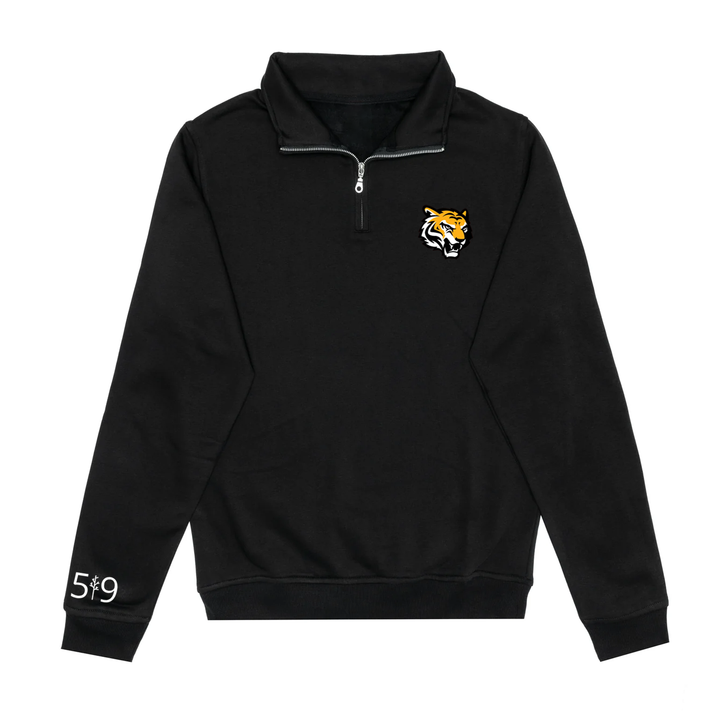 SAUNDERS EMBROIDERED 1/4 ZIP (UNISEX)