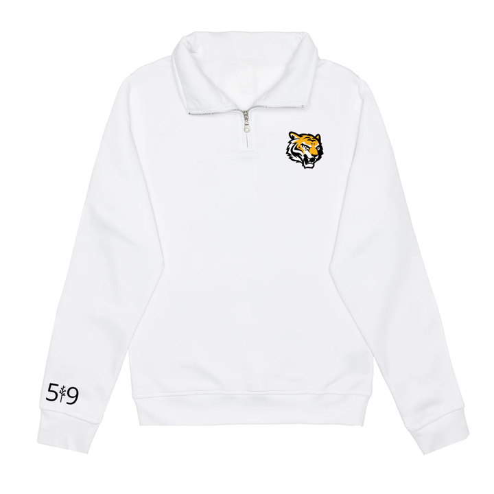 SAUNDERS EMBROIDERED 1/4 ZIP (UNISEX)