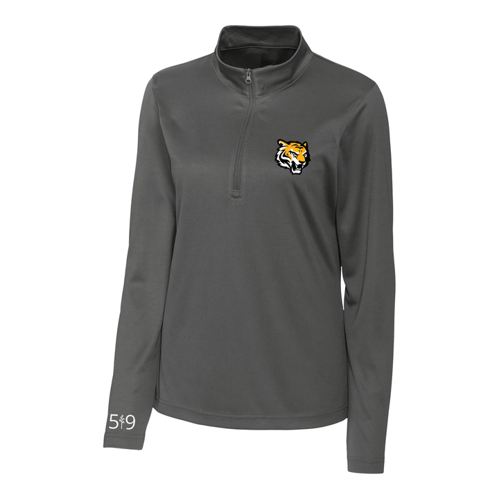 SAUNDERS EMBROIDERED ATHLETIC 1/4 ZIP (WOMENS)