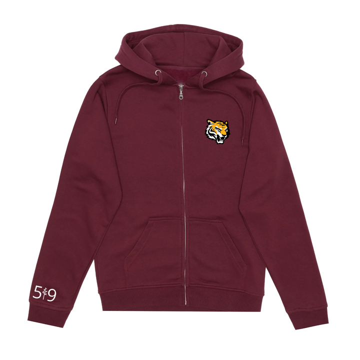 SAUNDERS EMBROIDERED ZIP-UP (UNISEX)