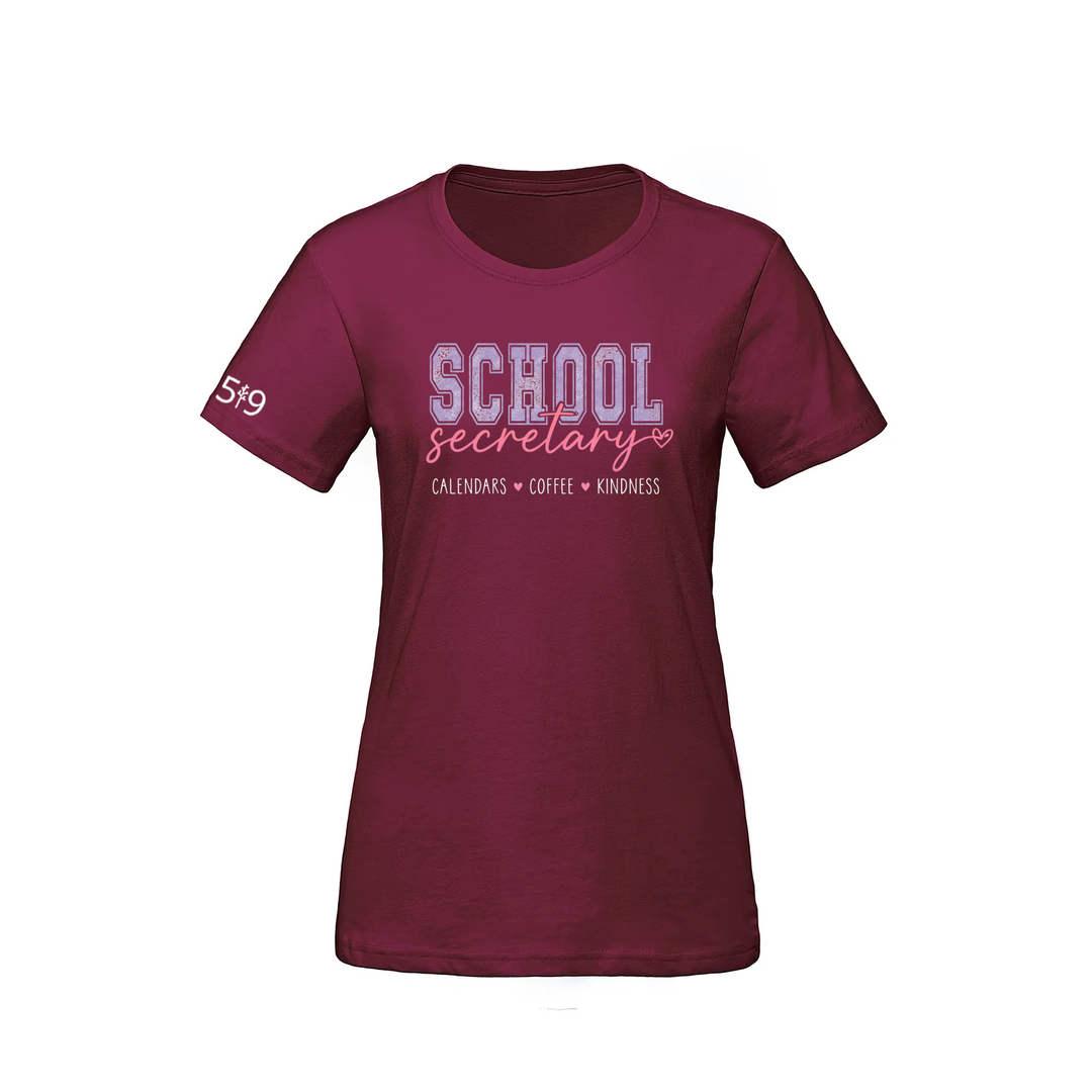 SECRETARY VARSITY TEE (WOMENS)