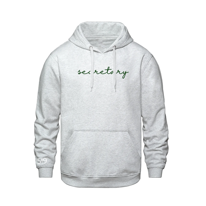SECRETARY EMBROIDERED HOODIE (UNISEX)