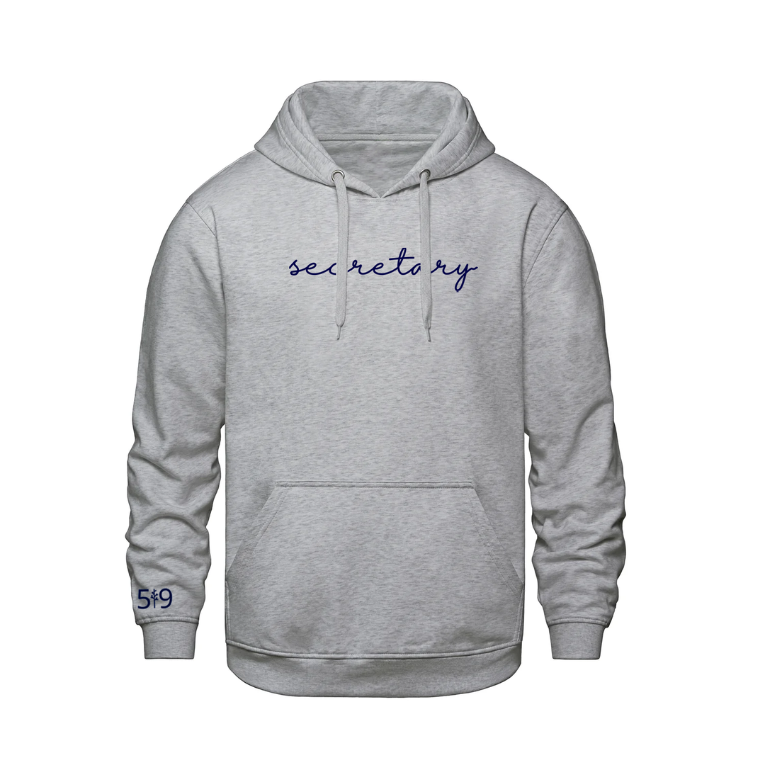 SECRETARY EMBROIDERED HOODIE (UNISEX)
