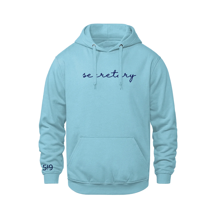 SECRETARY EMBROIDERED HOODIE (UNISEX)
