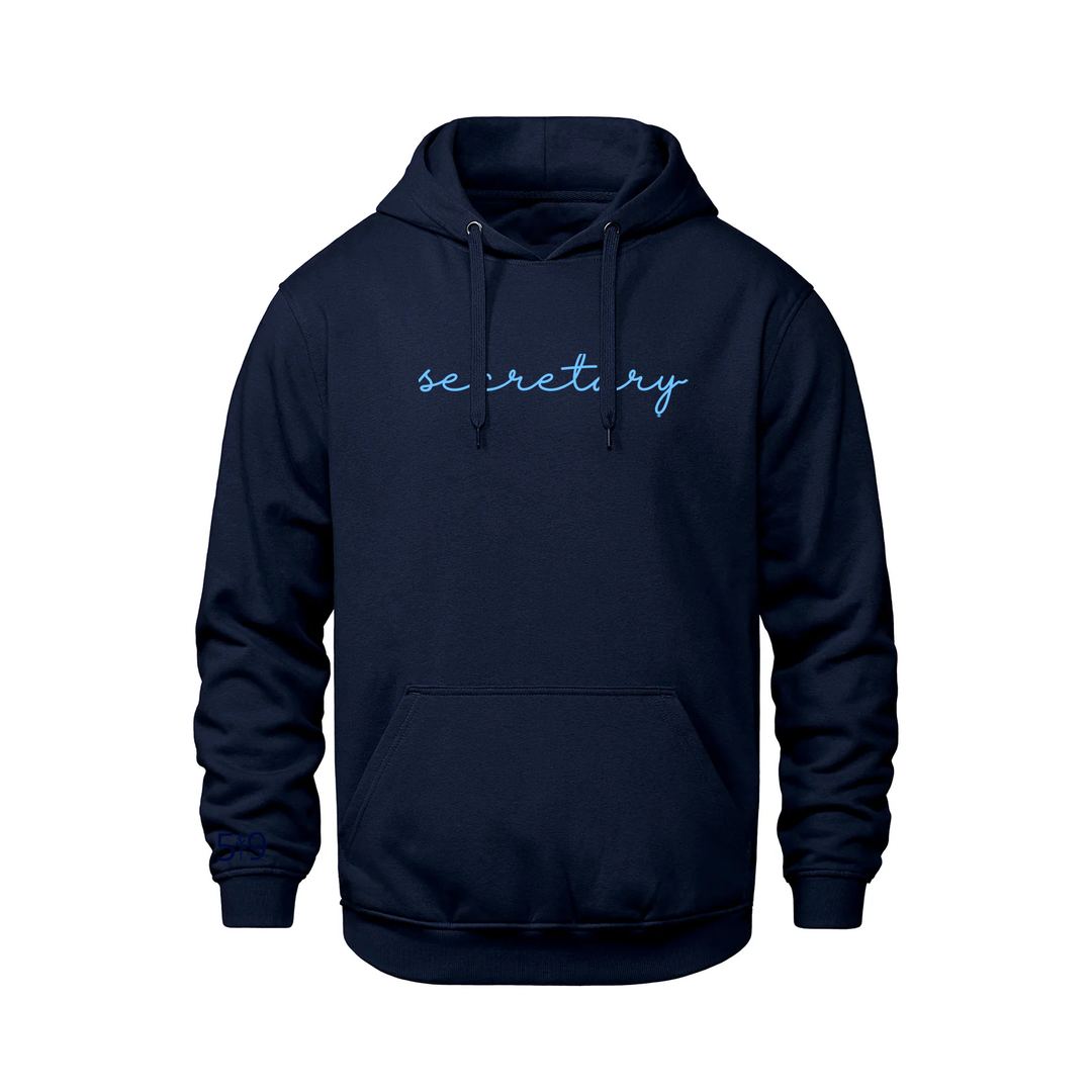 SECRETARY EMBROIDERED HOODIE (UNISEX)