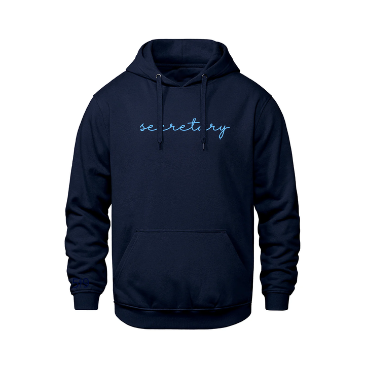 SECRETARY EMBROIDERED HOODIE (UNISEX)