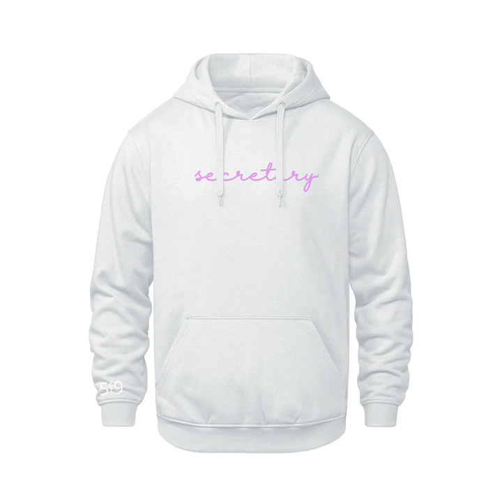 SECRETARY EMBROIDERED HOODIE (UNISEX)